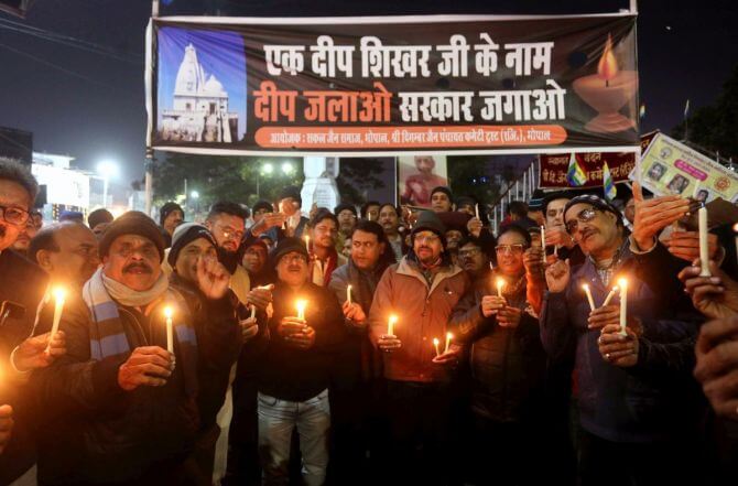 Why are jains protesting in india